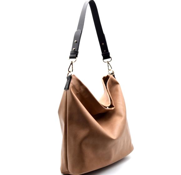 Antik Kraft Two-tone Single Strap Hobo - Picture 1 of 5